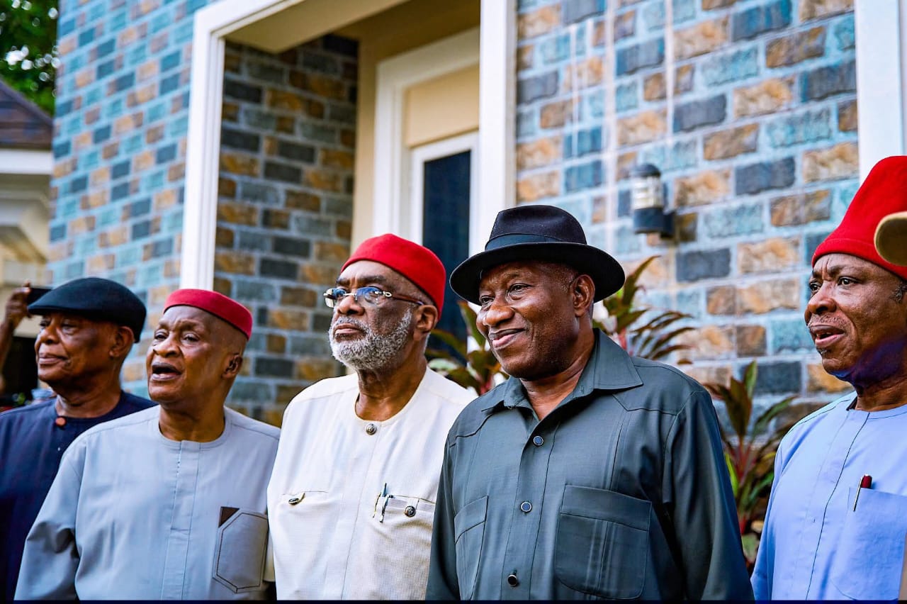 Jonathan, Obi, Igbo Leaders Hold Closed-Door Talks on 2027 Presidency