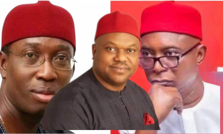 Nwoko, Okowa, Ochei: Three Political Heavyweights as Delta North Weighs Options Ahead of 2027